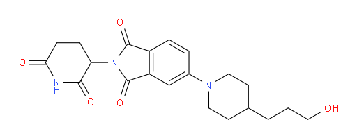 2-(2,6-dioxopiperidin-3-yl)-5-(4-(3-hydroxypropyl)piperidin-1-yl)isoindoline-1,3-dione