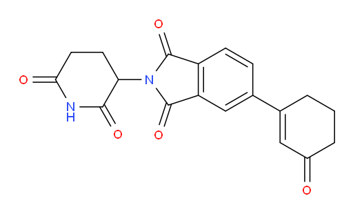 2-(2,6-dioxopiperidin-3-yl)-5-(3-oxocyclohex-1-en-1-yl)isoindoline-1,3-dione