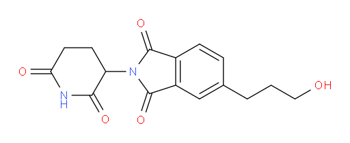2-(2,6-dioxopiperidin-3-yl)-5-(3-hydroxypropyl)isoindoline-1,3-dione