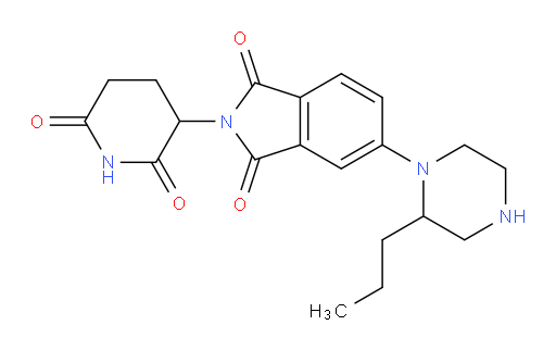 2-(2,6-dioxopiperidin-3-yl)-5-(2-propylpiperazin-1-yl)isoindoline-1,3-dione