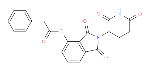 2-(2,6-dioxopiperidin-3-yl)-1,3-dioxoisoindolin-4-yl 2-phenylacetate