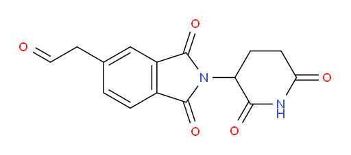 2-(2-(2,6-dioxopiperidin-3-yl)-1,3-dioxoisoindolin-5-yl)acetaldehyde