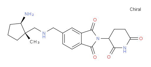 5-(((((1S,2R)-2-amino-1-methylcyclopentyl)methyl)amino)methyl)-2-(2,6-dioxopiperidin-3-yl)isoindoline-1,3-dione