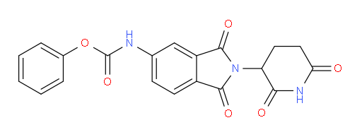 phenyl (2-(2,6-dioxopiperidin-3-yl)-1,3-dioxoisoindolin-5-yl)carbamate