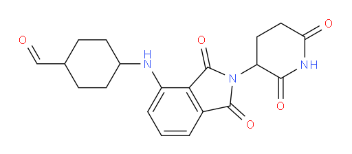 4-((2-(2,6-dioxopiperidin-3-yl)-1,3-dioxoisoindolin-4-yl)amino)cyclohexanecarbaldehyde
