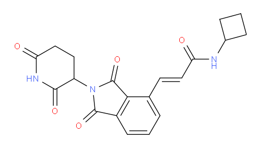 N-cyclobutyl-3-(2-(2,6-dioxopiperidin-3-yl)-1,3-dioxoisoindolin-4-yl)acrylamide