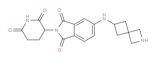 5-(2-azaspiro[3.3]heptan-6-ylamino)-2-(2,6-dioxopiperidin-3-yl)isoindoline-1,3-dione