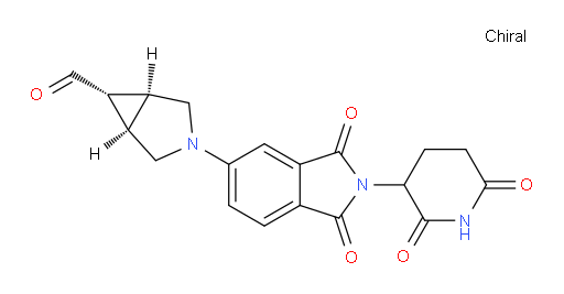 (1R,5S,6r)-3-(2-(2,6-dioxopiperidin-3-yl)-1,3-dioxoisoindolin-5-yl)-3-azabicyclo[3.1.0]hexane-6-carbaldehyde
