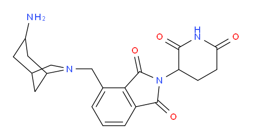 4-((3-amino-6-azabicyclo[3.2.1]octan-6-yl)methyl)-2-(2,6-dioxopiperidin-3-yl)isoindoline-1,3-dione