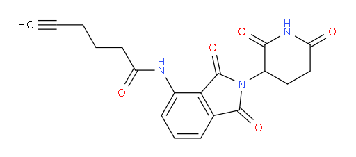 N-(2-(2,6-dioxopiperidin-3-yl)-1,3-dioxoisoindolin-4-yl)hex-5-ynamide