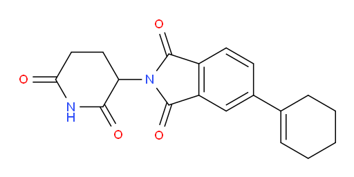 5-(cyclohex-1-en-1-yl)-2-(2,6-dioxopiperidin-3-yl)isoindoline-1,3-dione