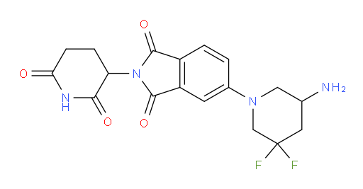 5-(5-amino-3,3-difluoropiperidin-1-yl)-2-(2,6-dioxopiperidin-3-yl)isoindoline-1,3-dione