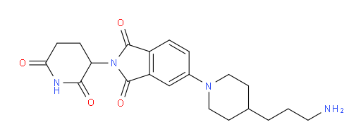 5-(4-(3-aminopropyl)piperidin-1-yl)-2-(2,6-dioxopiperidin-3-yl)isoindoline-1,3-dione