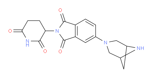 5-(3,6-diazabicyclo[3.1.1]heptan-3-yl)-2-(2,6-dioxopiperidin-3-yl)isoindoline-1,3-dione