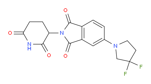 5-(3,3-difluoropyrrolidin-1-yl)-2-(2,6-dioxopiperidin-3-yl)isoindoline-1,3-dione