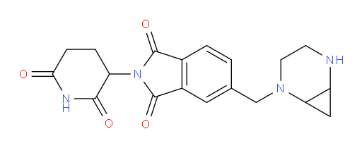 5-(2,5-diazabicyclo[4.1.0]heptan-2-ylmethyl)-2-(2,6-dioxopiperidin-3-yl)isoindoline-1,3-dione