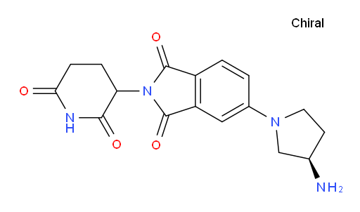 5-((R)-3-aminopyrrolidin-1-yl)-2-(2,6-dioxopiperidin-3-yl)isoindoline-1,3-dione