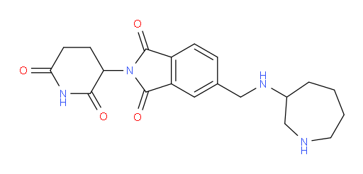 5-((azepan-3-ylamino)methyl)-2-(2,6-dioxopiperidin-3-yl)isoindoline-1,3-dione