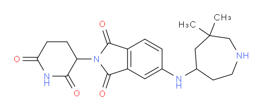 5-((6,6-dimethylazepan-4-yl)amino)-2-(2,6-dioxopiperidin-3-yl)isoindoline-1,3-dione