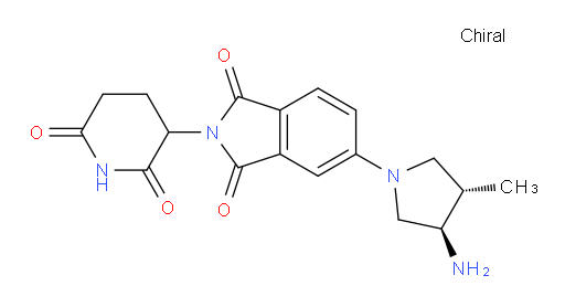 5-((3R,4S)-3-amino-4-methylpyrrolidin-1-yl)-2-(2,6-dioxopiperidin-3-yl)isoindoline-1,3-dione