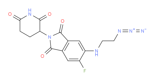 5-((2-azidoethyl)amino)-2-(2,6-dioxopiperidin-3-yl)-6-fluoroisoindoline-1,3-dione