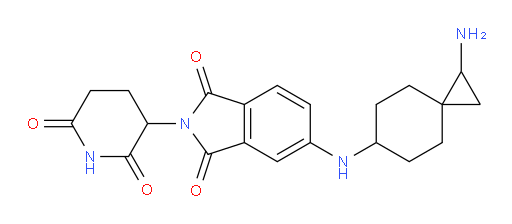 5-((1-aminospiro[2.5]octan-6-yl)amino)-2-(2,6-dioxopiperidin-3-yl)isoindoline-1,3-dione
