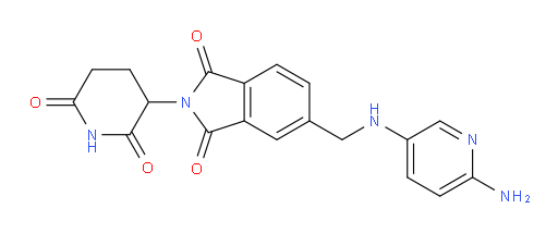 5-(((6-aminopyridin-3-yl)amino)methyl)-2-(2,6-dioxopiperidin-3-yl)isoindoline-1,3-dione