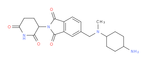 5-(((4-aminocyclohexyl)(methyl)amino)methyl)-2-(2,6-dioxopiperidin-3-yl)isoindoline-1,3-dione