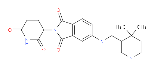 5-(((4,4-dimethylpiperidin-3-yl)methyl)amino)-2-(2,6-dioxopiperidin-3-yl)isoindoline-1,3-dione