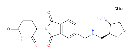 5-(((((3S,4S)-4-aminotetrahydrofuran-3-yl)methyl)amino)methyl)-2-(2,6-dioxopiperidin-3-yl)isoindoline-1,3-dione