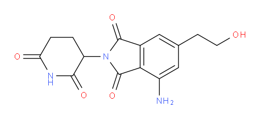 4-amino-2-(2,6-dioxopiperidin-3-yl)-6-(2-hydroxyethyl)isoindoline-1,3-dione