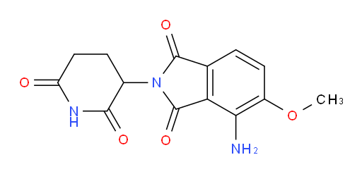 4-amino-2-(2,6-dioxopiperidin-3-yl)-5-methoxyisoindoline-1,3-dione