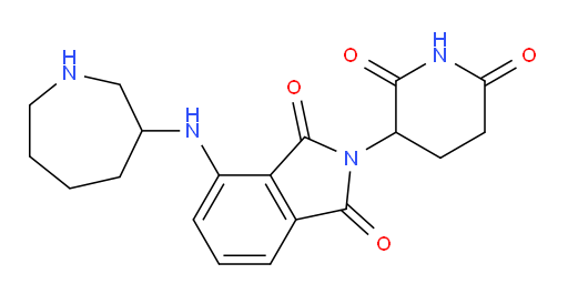 4-(azepan-3-ylamino)-2-(2,6-dioxopiperidin-3-yl)isoindoline-1,3-dione
