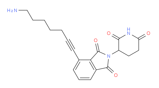 4-(7-aminohept-1-yn-1-yl)-2-(2,6-dioxopiperidin-3-yl)isoindoline-1,3-dione