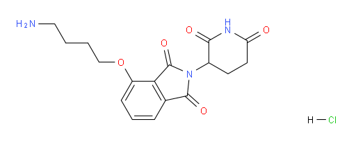 4-(4-aminobutoxy)-2-(2,6-dioxopiperidin-3-yl)isoindoline-1,3-dione hydrochloride