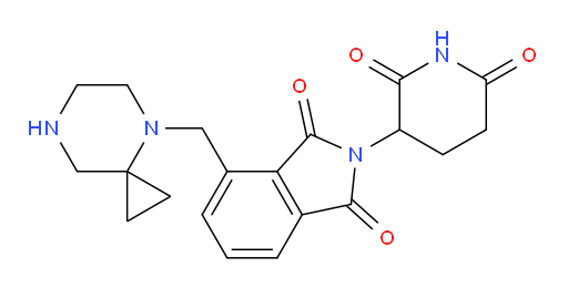 4-(4,7-diazaspiro[2.5]octan-4-ylmethyl)-2-(2,6-dioxopiperidin-3-yl)isoindoline-1,3-dione