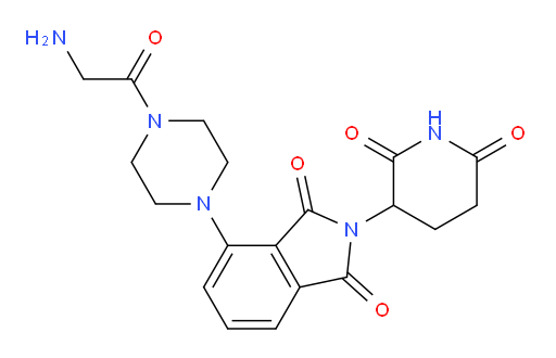 4-(4-(2-aminoacetyl)piperazin-1-yl)-2-(2,6-dioxopiperidin-3-yl)isoindoline-1,3-dione