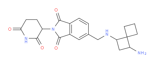 5-(((3-aminospiro[3.3]heptan-1-yl)amino)methyl)-2-(2,6-dioxopiperidin-3-yl)isoindoline-1,3-dione
