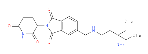 5-(((3-amino-3-ethylpentyl)amino)methyl)-2-(2,6-dioxopiperidin-3-yl)isoindoline-1,3-dione