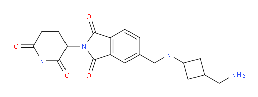 5-(((3-(aminomethyl)cyclobutyl)amino)methyl)-2-(2,6-dioxopiperidin-3-yl)isoindoline-1,3-dione