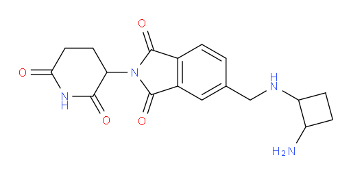 5-(((2-aminocyclobutyl)amino)methyl)-2-(2,6-dioxopiperidin-3-yl)isoindoline-1,3-dione