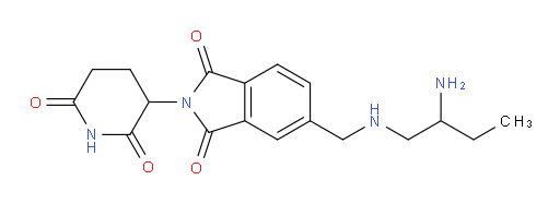 5-(((2-aminobutyl)amino)methyl)-2-(2,6-dioxopiperidin-3-yl)isoindoline-1,3-dione