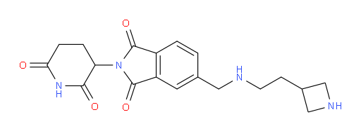 5-(((2-(azetidin-3-yl)ethyl)amino)methyl)-2-(2,6-dioxopiperidin-3-yl)isoindoline-1,3-dione