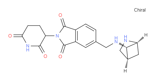 5-(((1S,4S,5S)-2-azabicyclo[2.1.1]hexan-5-ylamino)methyl)-2-(2,6-dioxopiperidin-3-yl)isoindoline-1,3-dione