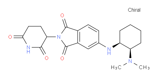 5-(((1S,2R)-2-(dimethylamino)cyclohexyl)amino)-2-(2,6-dioxopiperidin-3-yl)isoindoline-1,3-dione