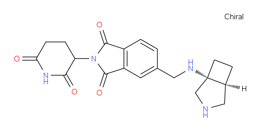 5-(((1R,5S)-3-azabicyclo[3.2.0]heptan-1-ylamino)methyl)-2-(2,6-dioxopiperidin-3-yl)isoindoline-1,3-dione
