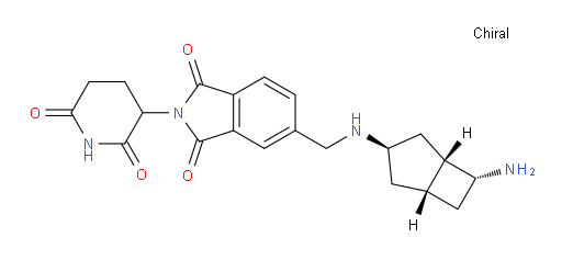 5-((((1R,3R,5S,6R)-6-aminobicyclo[3.2.0]heptan-3-yl)amino)methyl)-2-(2,6-dioxopiperidin-3-yl)isoindoline-1,3-dione