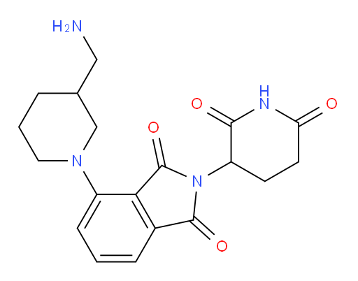 4-(3-(aminomethyl)piperidin-1-yl)-2-(2,6-dioxopiperidin-3-yl)isoindoline-1,3-dione