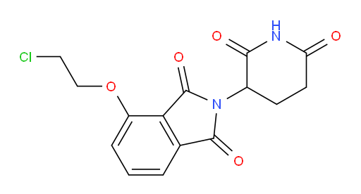 4-(2-chloroethoxy)-2-(2,6-dioxopiperidin-3-yl)isoindoline-1,3-dione