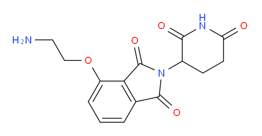 4-(2-aminoethoxy)-2-(2,6-dioxopiperidin-3-yl)isoindoline-1,3-dione